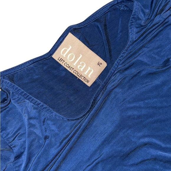 Anthropologie Dress Dolan Sanibel Jersey Stretch Knit Side Knotted Mini … - Picture 3 of 4